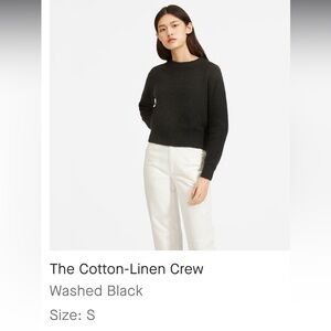 The Everlane Cotton Linen Crew Sweater